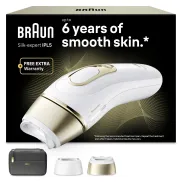 Braun Silk·expert Pro 5 PL5230 Depiladora IPL Blanco Oro
