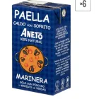Caldo para Paella de Pescado y Marisco - Pack 6x1L