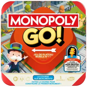 Hasbro Monopoly GO! Juego de mesa familiar en francés
