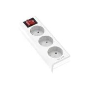 Garza Power: regleta 3 enchufes sin cable con interruptor