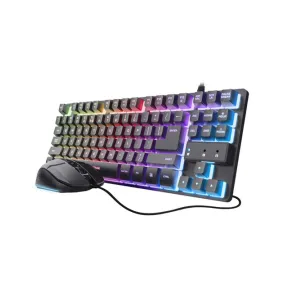 Pack Gaming Trust GXT798: teclado y ratón negros