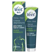VEET Crema Depilatoria Hombre Pieles Normales 200 ml