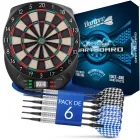 Diana electrónica inalámbrica DartPro con 6 dardos