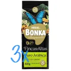 Bonka Café en Grano 100% Arábica Suave 3 x 500 g