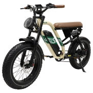 Bicicleta eléctrica ONESPORT W66, 500W, 100 km autonomía.