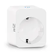 Enchufe Wi-Fi inteligente Wiz en blanco