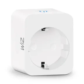 Enchufe Wi-Fi inteligente Wiz en blanco
