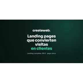 Página web profesional por 99 €: diseño a medida, adaptada al móvil y con SEO, pago único
