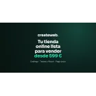 Tienda online completa por 599 €: vende por internet con pago con tarjeta, pago único y sin comisiones por venta