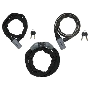 Candado para bicicleta de cadena y cable blindado