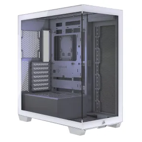Caja PC Corsair 3500X Blanca Panorámica con Cristal Templado