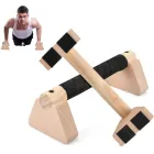 2 Barras Paralelas de Madera 25 cm para Calistenia hasta 300kg