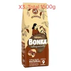 Bonka Café Natural Tostado en Grano 3 x 500 g (1,5 kg)