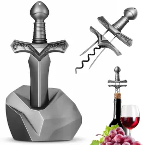 Sacacorchos Ah So Excalibur Plata: Abridor de Vino Espada