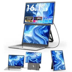 Monitor portátil Teamgee 16,1" FHD con soporte magnético