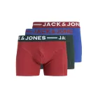JACK & JONES Lich Field: Pack 3 Bóxers M Fired Brick