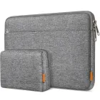 Funda Inateck 14 Pulgadas Gris con Bolsa para Accesorios