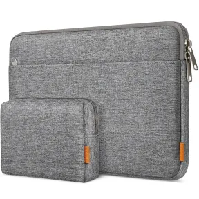 Funda Inateck 14 Pulgadas Gris con Bolsa para Accesorios