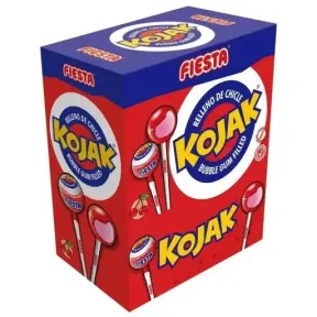 Chupa Chups Kojak Fiesta - Pack de 100 unidades