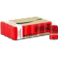 Coca-Cola Zero Azúcar y Zero Cafeína, Pack de 24 Latas
