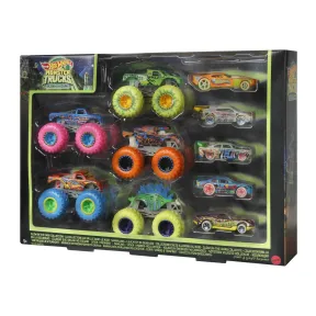 Hot Wheels Monster Trucks que Brillan en la Oscuridad