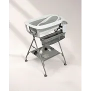 Bañera plegable con soporte para el baño del bebé