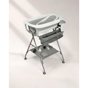 Bañera plegable con soporte para el baño del bebé