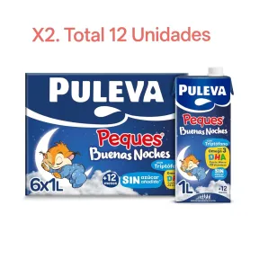 Puleva Peques 3 Buenas Noches Leche Crecimiento 12x1L