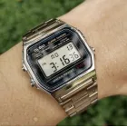 Casio Vintage A158WA-1DF: reloj digital de cuarzo y acero
