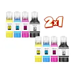 2 Multipacks de Tintas Compatibles para Epson EcoTank