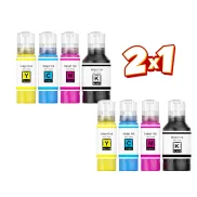 2 Multipacks de Tintas Compatibles para Epson EcoTank