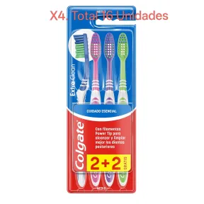 Colgate Extra Clean Medio: pack de 16 cepillos de dientes