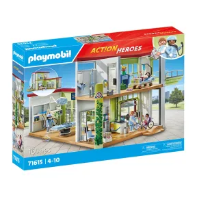 Playmobil 71615 Action Heroes Hospital moderno con quirófano