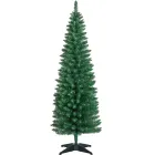 Árbol de Navidad Yaheetech Estrecho 154 cm Verde 294 Puntas