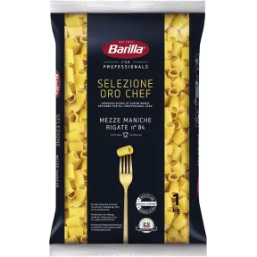 Barilla Oro Chef Mezze Maniche Rigate n.º 84 - 3 x 1 kg