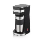 Cafetera de goteo Bestron 750 W, 0,42 L, acero inoxidable