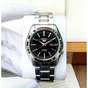 Seiko 5 automático 38 mm calibre 7S26 con esfera negra