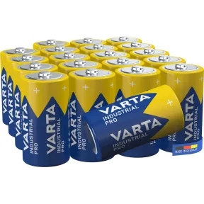 Pilas Varta Industrial Pro C Baby, pack de 20 unidades