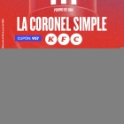 Hamburguesa Simple en KFC por 2,99€ - Restaurante y Auto