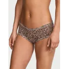 Culotte unisex de encaje con estampado leopardo y tiro bajo