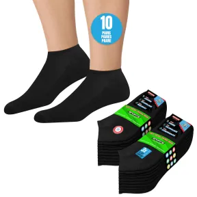 Pack de 10 pares de calcetines tobilleros
