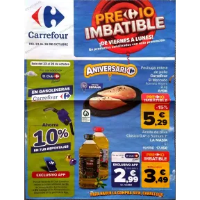 Folleto Carrefour: Precio Imbatible del 23 al 26 de octubre