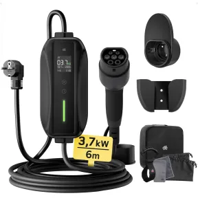 Cargador PHEV Schuko Tipo 2 3,7 kW 6 m reacondicionado