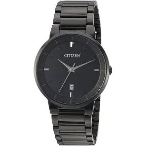 Citizen BI5017-50E: reloj negro con recubrimiento iónico