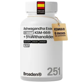 Ashwagandha KSM-66 300 mg: 200 comprimidos para 100 días