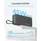 CUKTECH CP25 Power Bank 20.000 mAh 45 W con cable USB-C