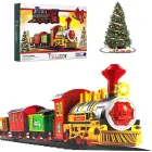 Tren de Navidad Eléctrico con Luces, Sonidos y Vías