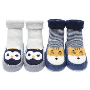 Calcetines térmicos antideslizantes bebé 2 pares talla 22