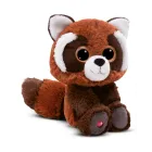 NICI GLUBSCHIS Robidu: peluche panda rojo marrón de 15 cm