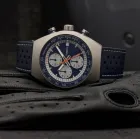 Timex Legacy Tonneau 42 mm: cronógrafo azul retro